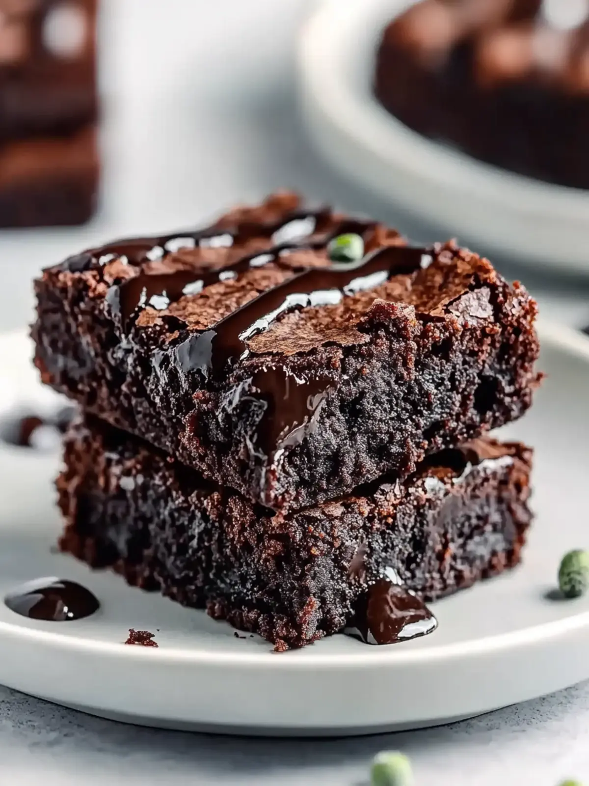 Low Carb Gluten Free Keto Zucchini Brownies