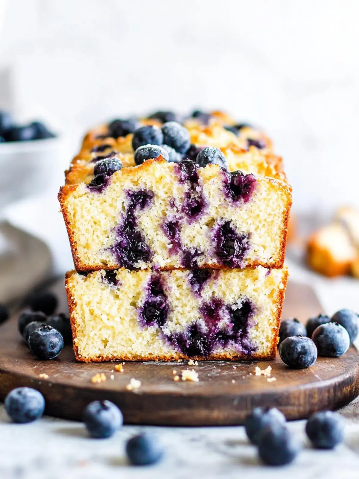 blueberry cream cheese loaf