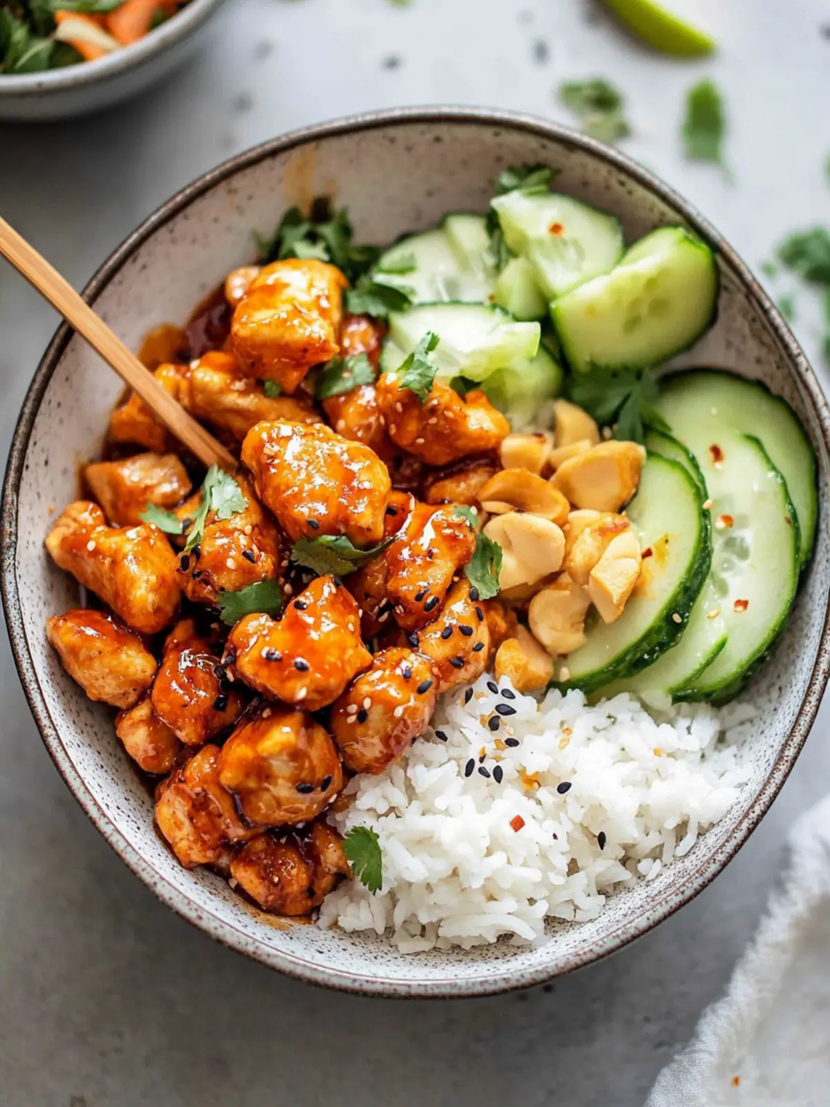 Hot Honey Chicken Bowls