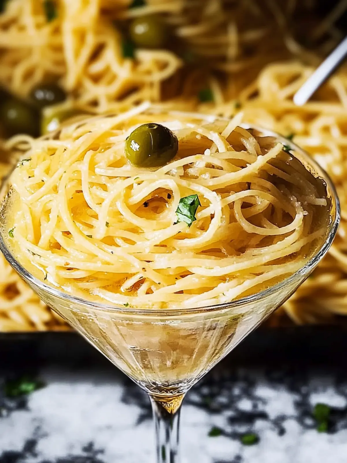 Dirty Martini Pasta