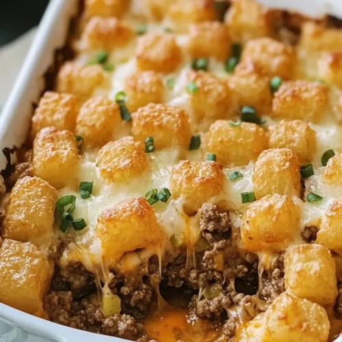 tator tot casserole with ground beef