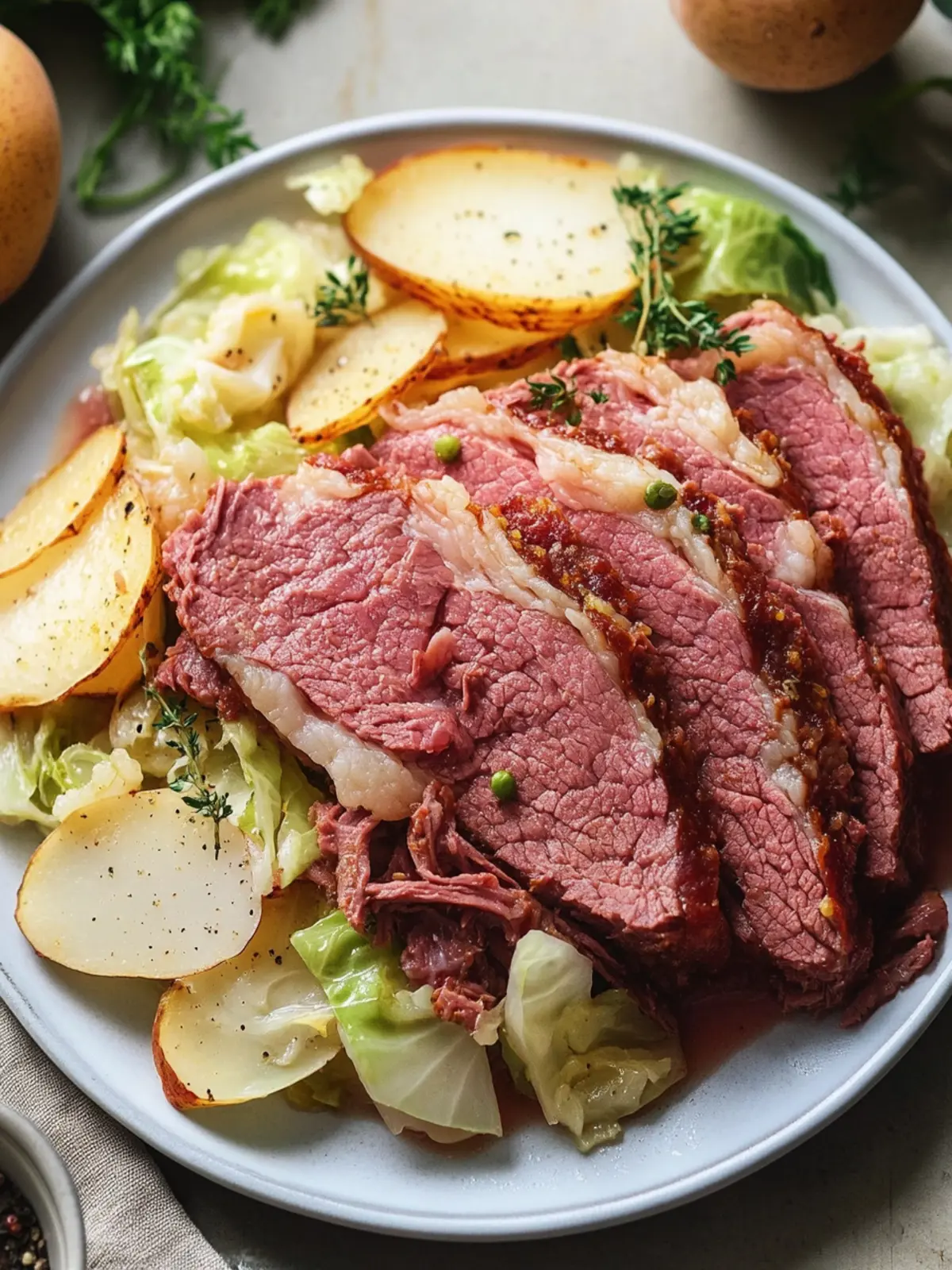 corn beef and cabbage