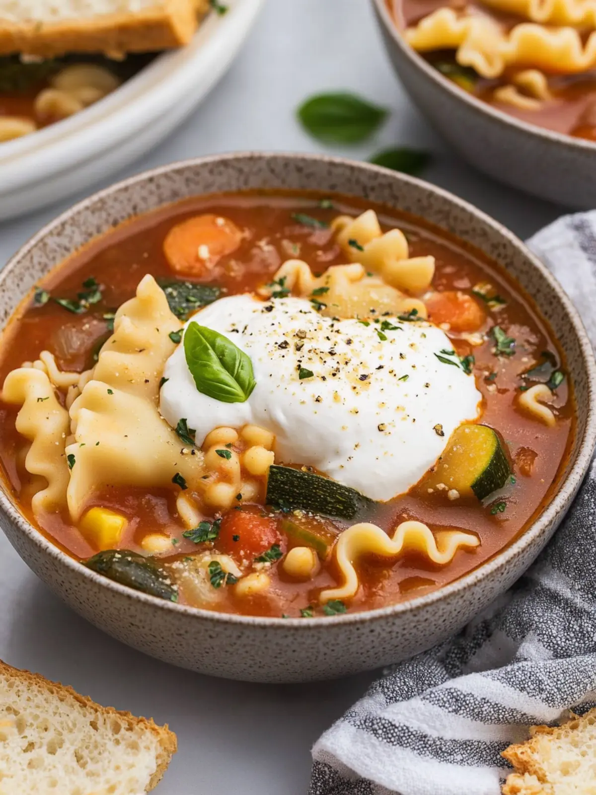 Veggie Lasagna Soup