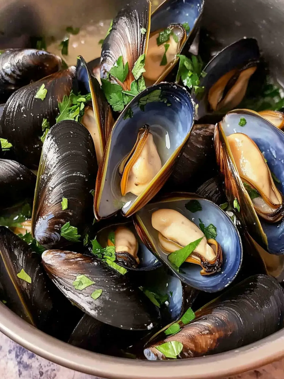 Seasonal Seafood Mussels recipe