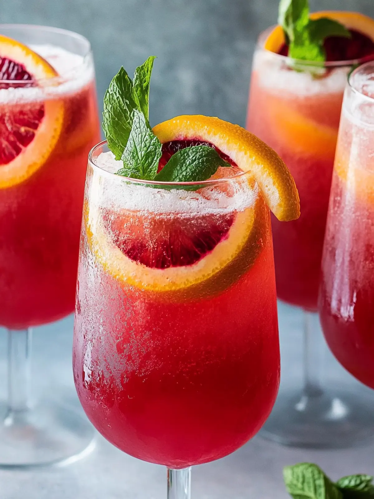 Blood Orange Mocktail Spritzer