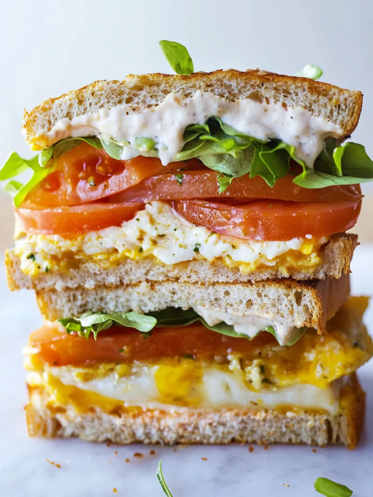 Mediterranean Breakfast Sandwich