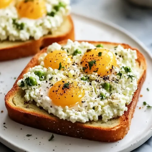 Homemade Cottage Cheese Breakfast Toast