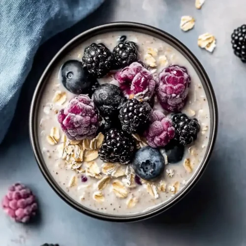 Creamy Gluten Free Overnight Oats with Almond Milk
