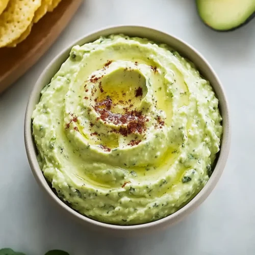 Creamy Avocado Cottage Cheese Dip