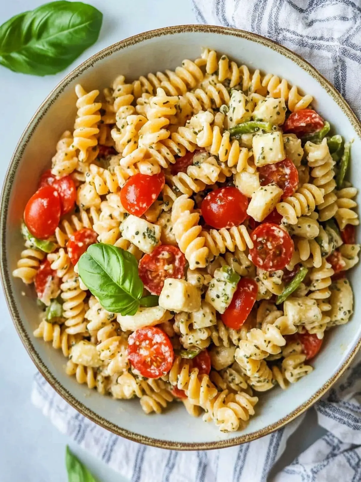 high protein pasta salad