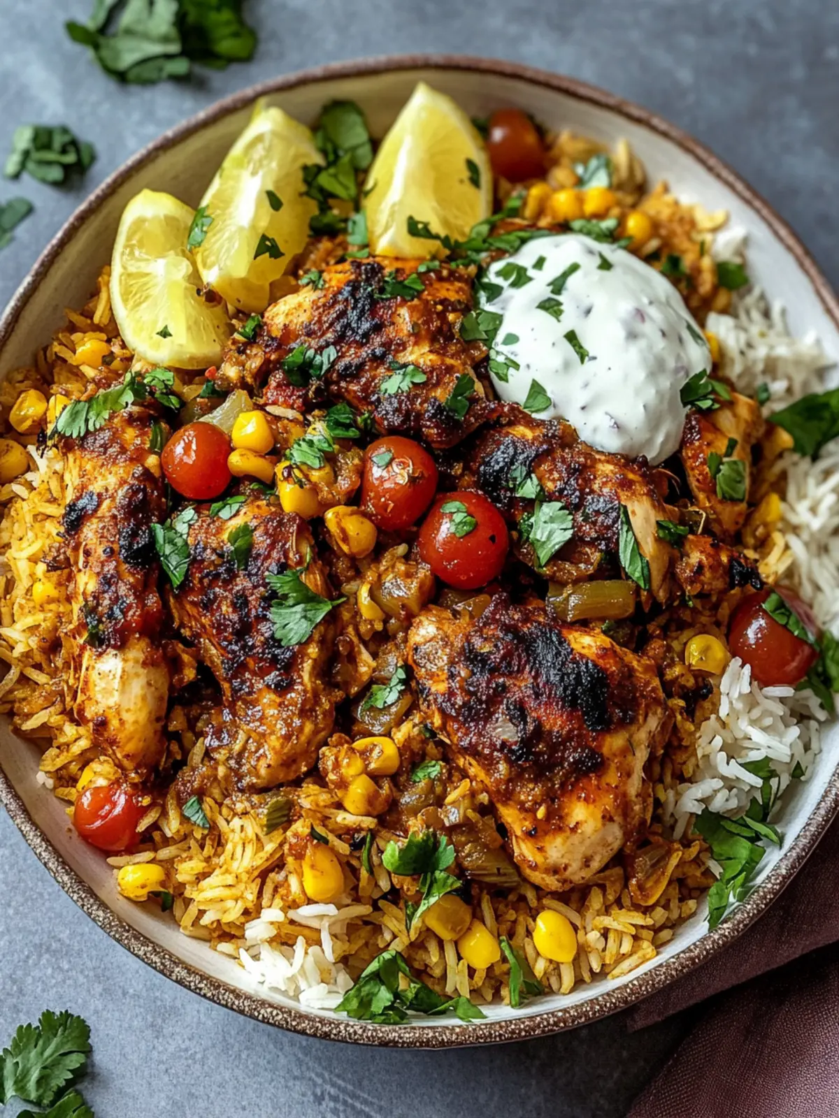 One Pot Shawarma Chicken And Rice