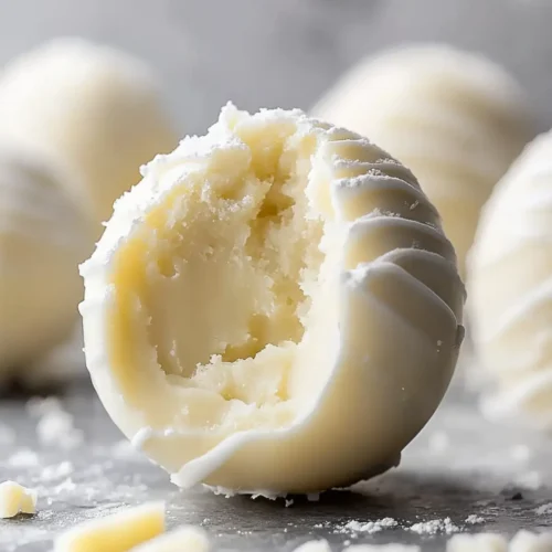 Smooth White Chocolate Truffles