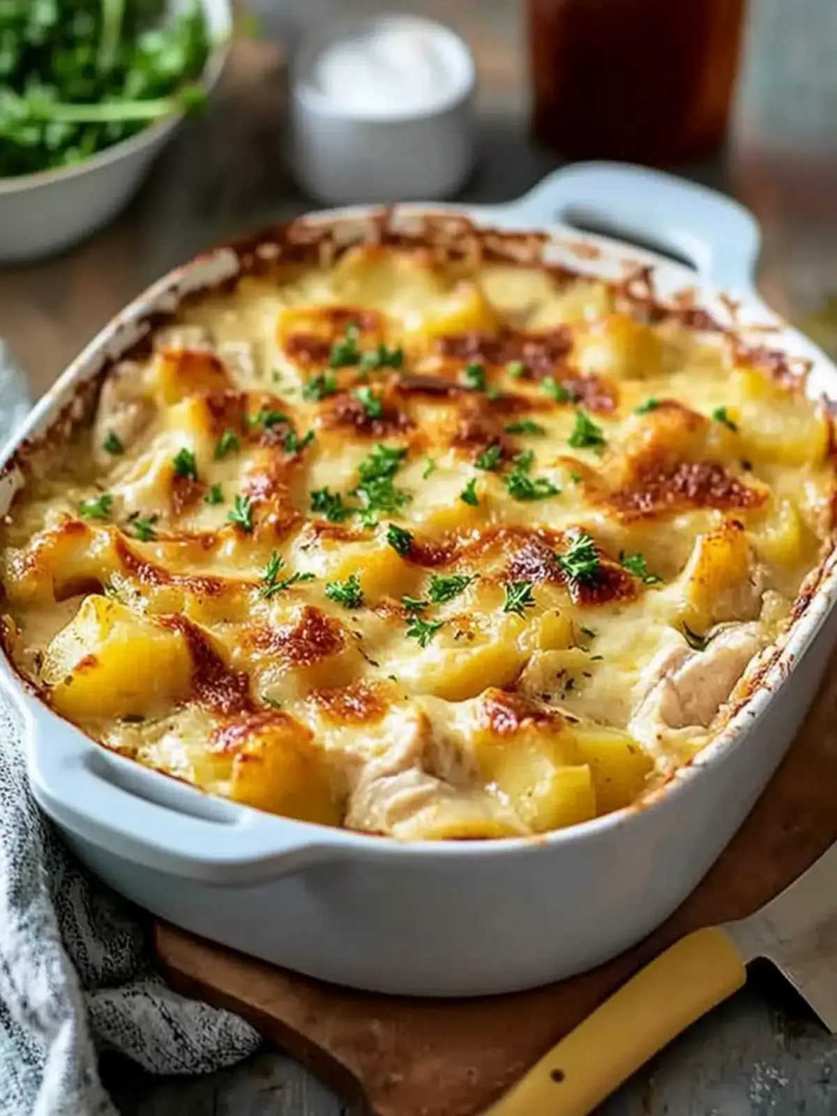 Chicken and Potato Casserole with Cream of Chicken Soup
