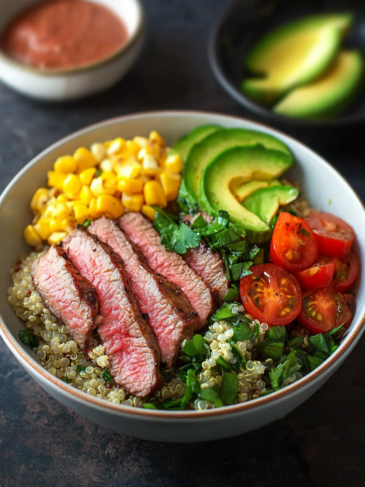 Easy Steak Quinoa Bowl Recipe