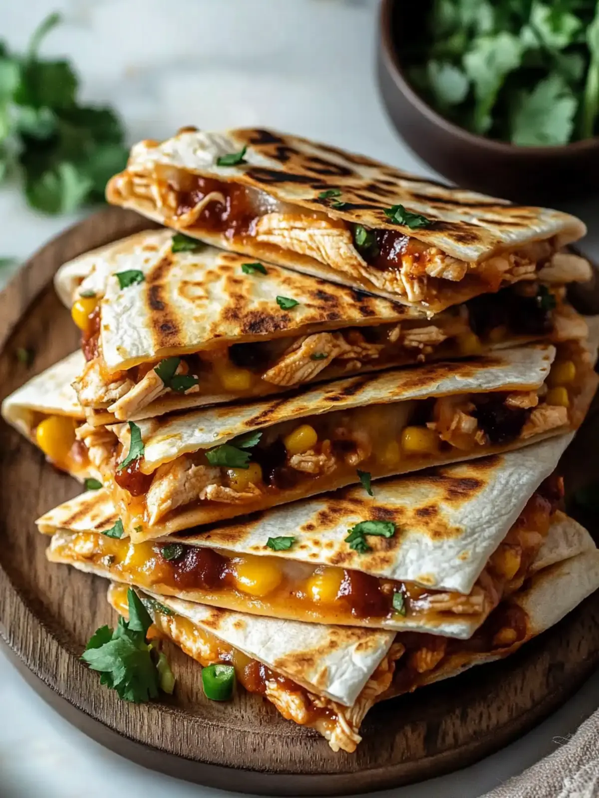 BBQ Chicken Quesadillas