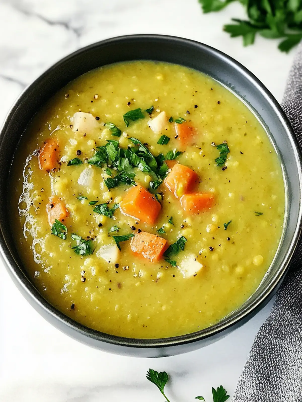 split pea soup recipe