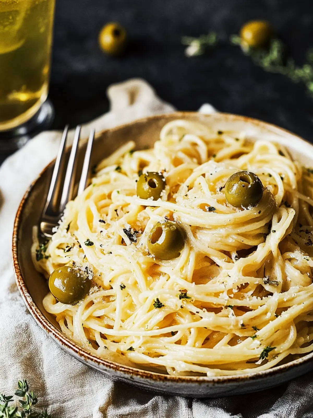Dirty Martini Pasta