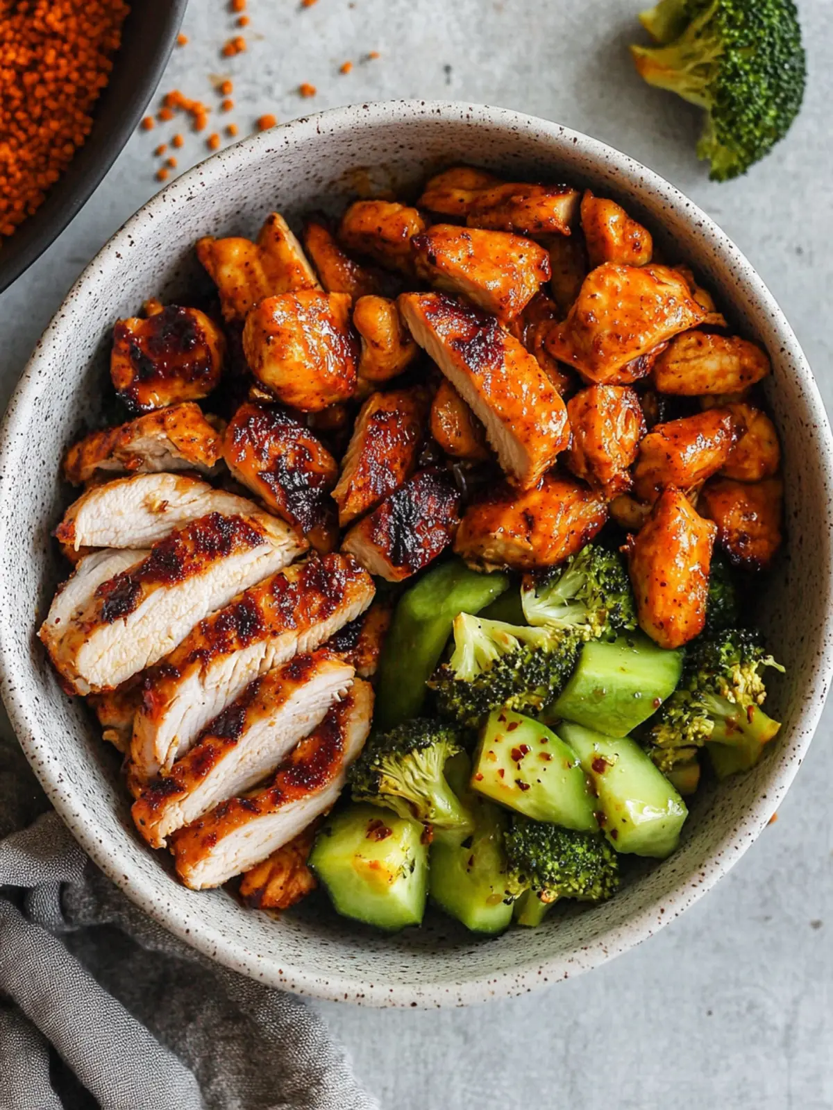 Hot Honey Chicken Bowls