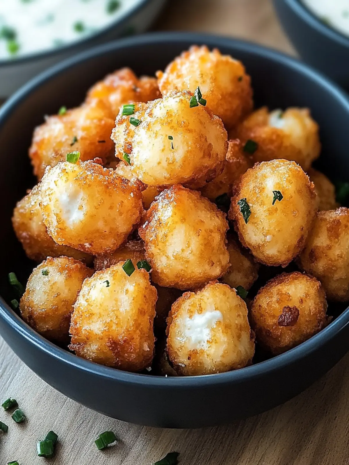 Two Ingredient Cottage Cheese Tots