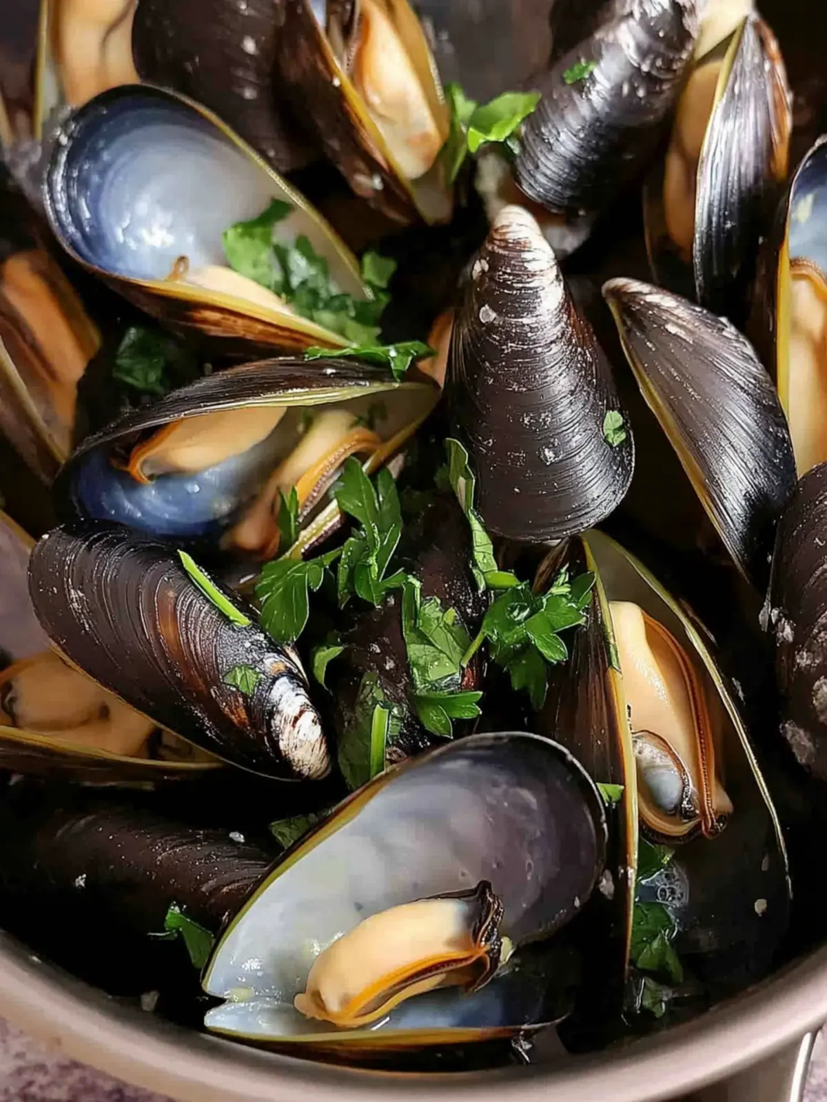 Seasonal Seafood Mussels recipe