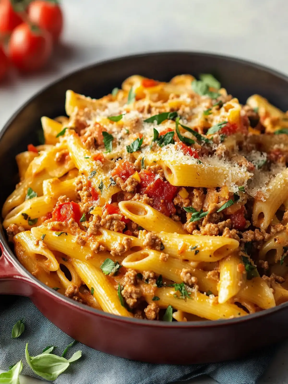 Rich Ground Turkey Pasta