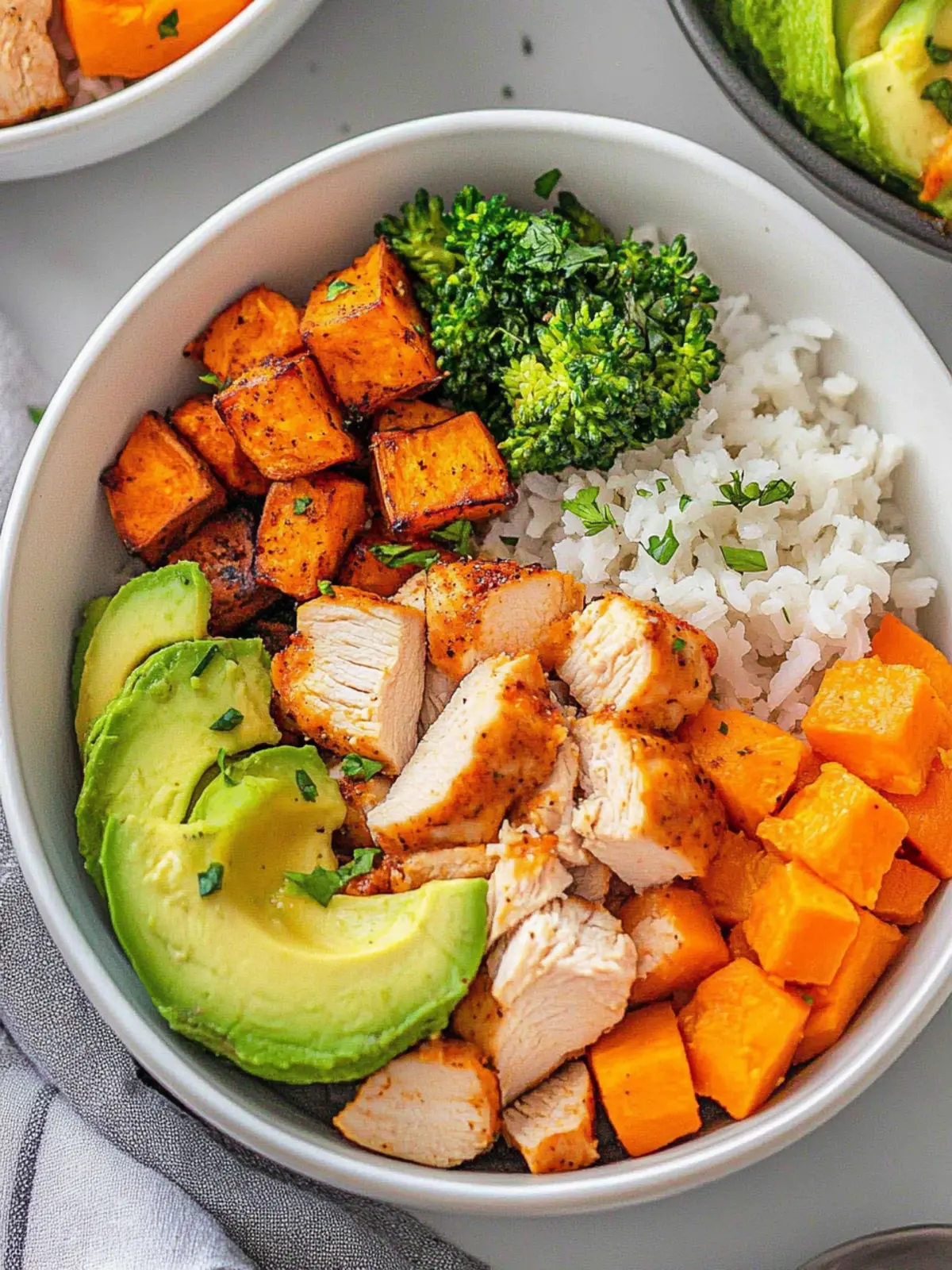 Cajun Chicken & Sweet Potato Bowls