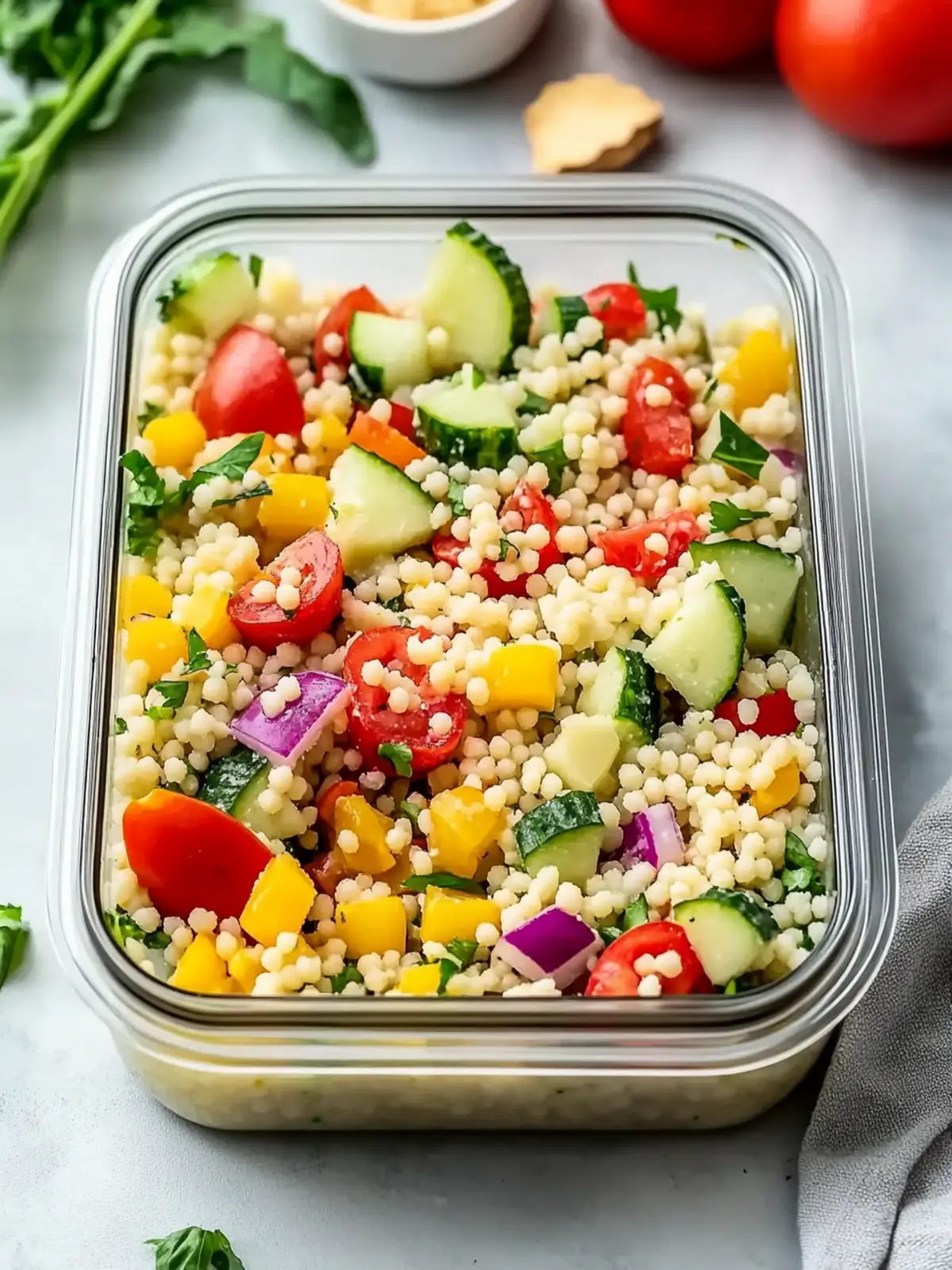 Couscous Salad Meal Prep