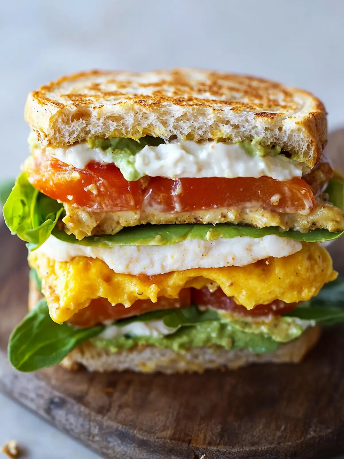 Mediterranean Breakfast Sandwich