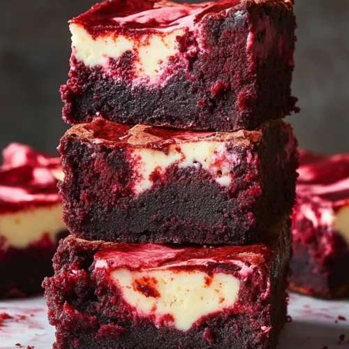 Red Velvet Cheesecake Brownies