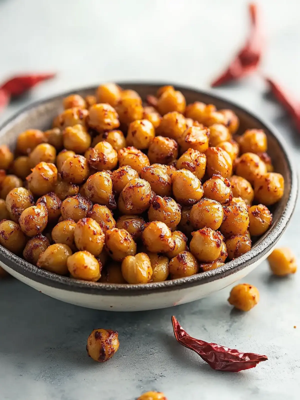 Mouthwatering Spicy Roasted Chickpeas