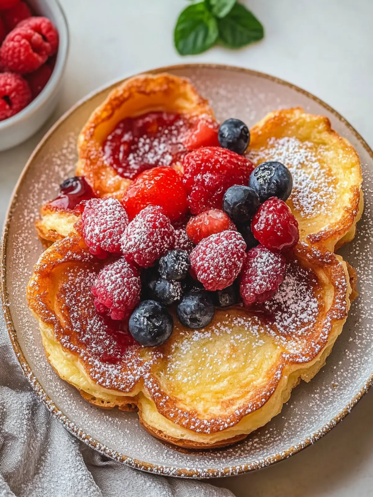 Mini Dutch Baby Pancakes