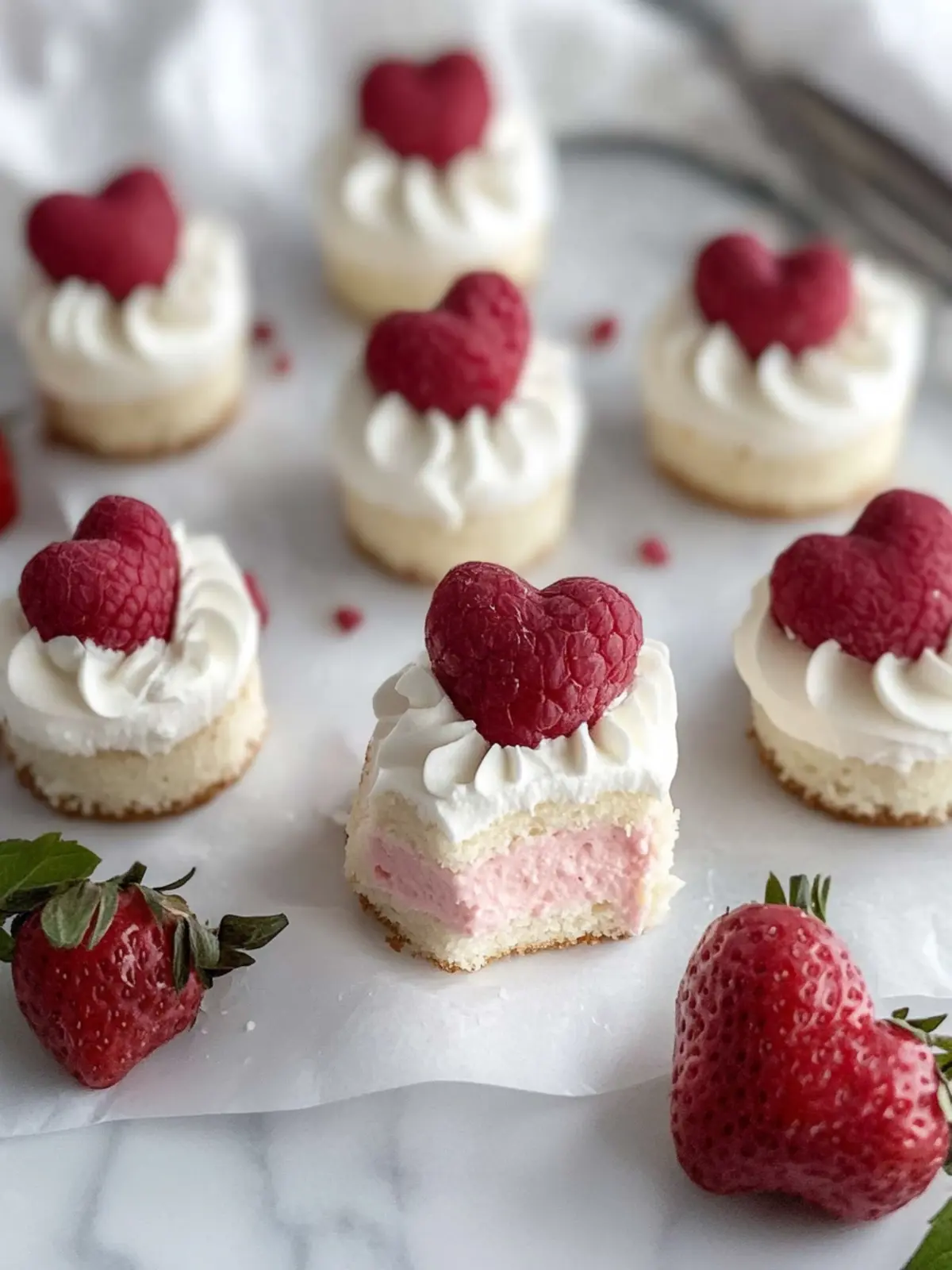 Mini Heart Cakes