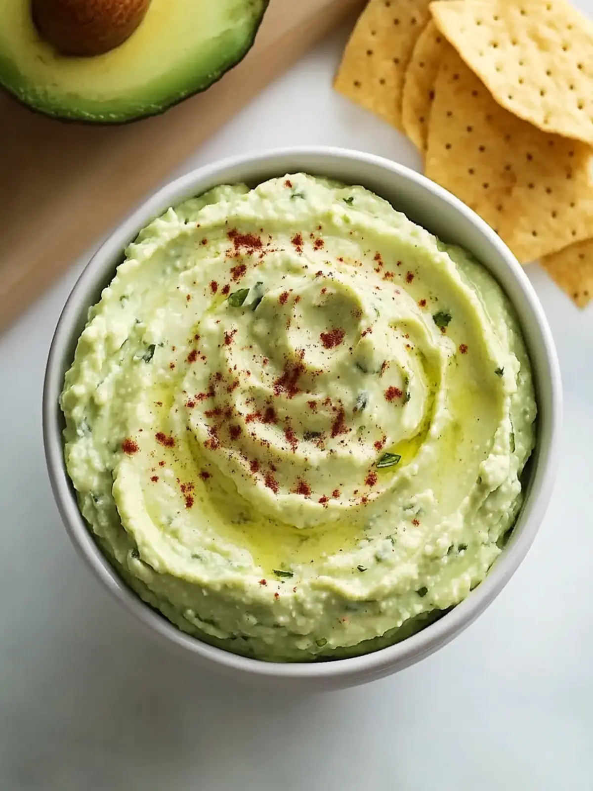 Creamy Avocado Cottage Cheese Dip