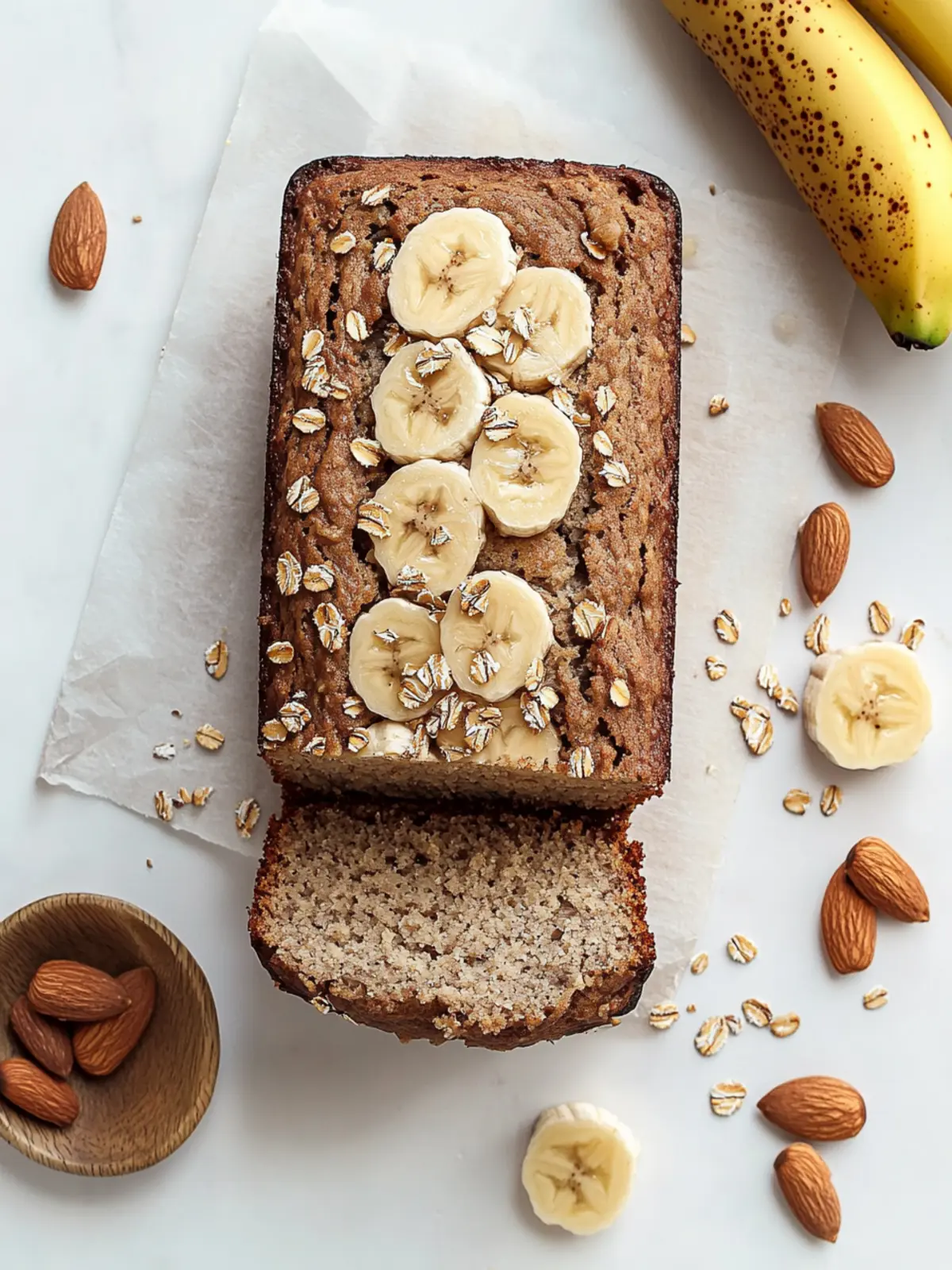 Gluten-Free Banana Bread (almond/oat flour)