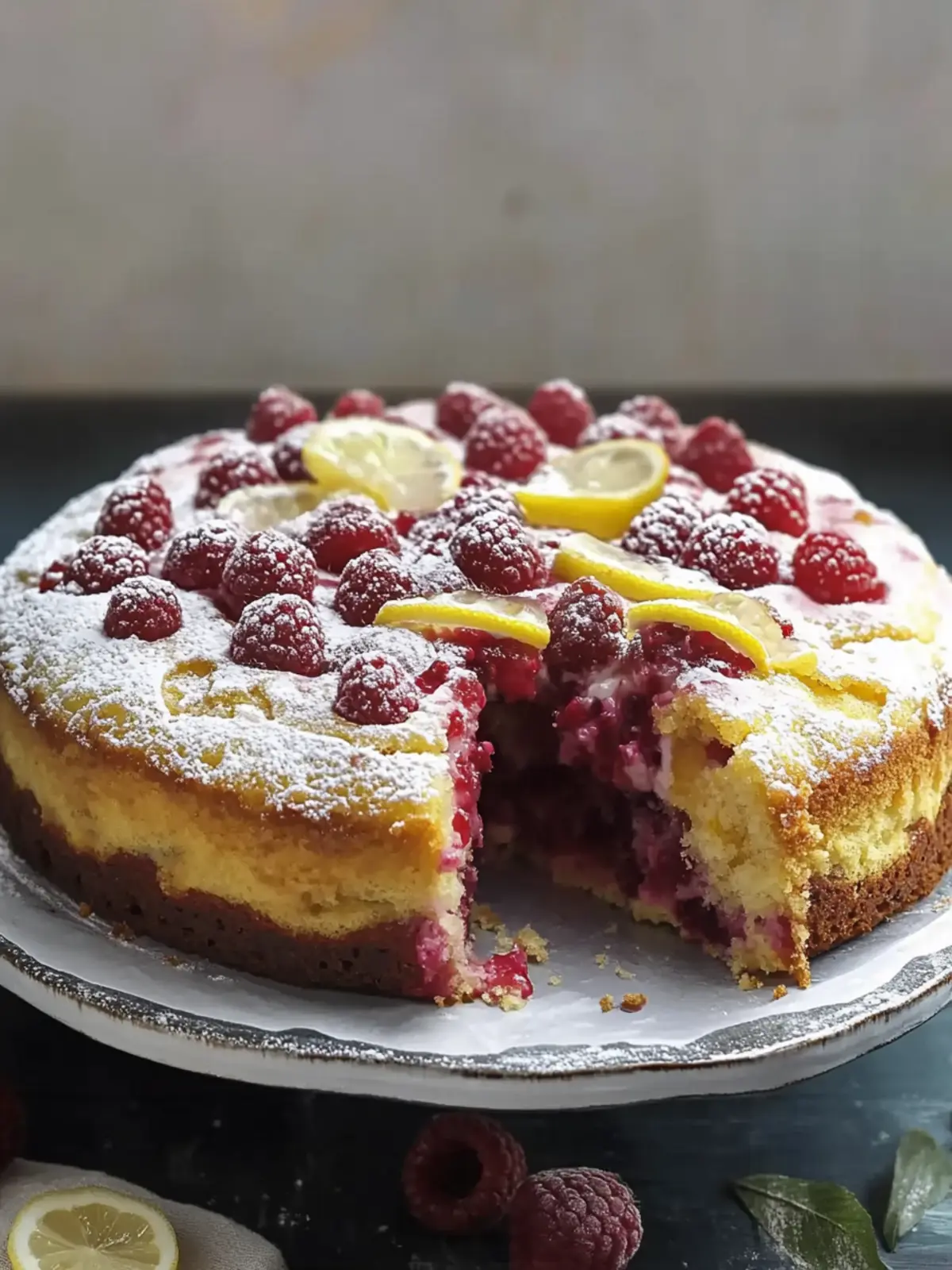 Moist Lemon Raspberry Yogurt Cake That Everyone Will Love | Delicio ...