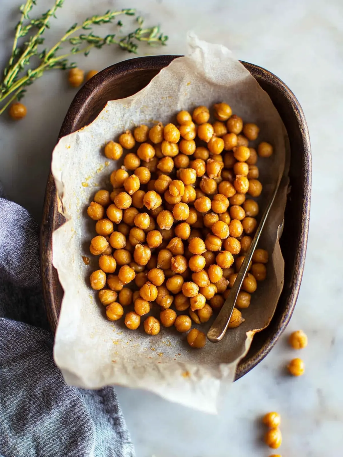 Crispy Roasted Chickpeas