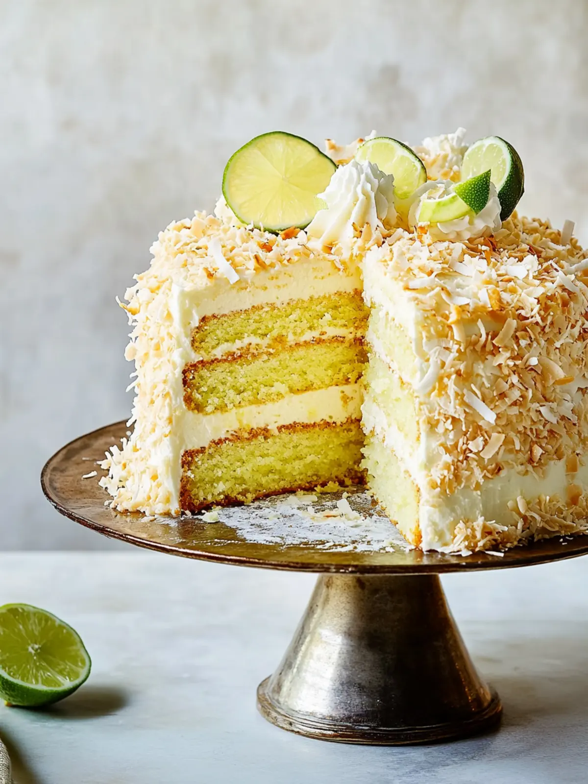 Coconut-Lime Layer Cake