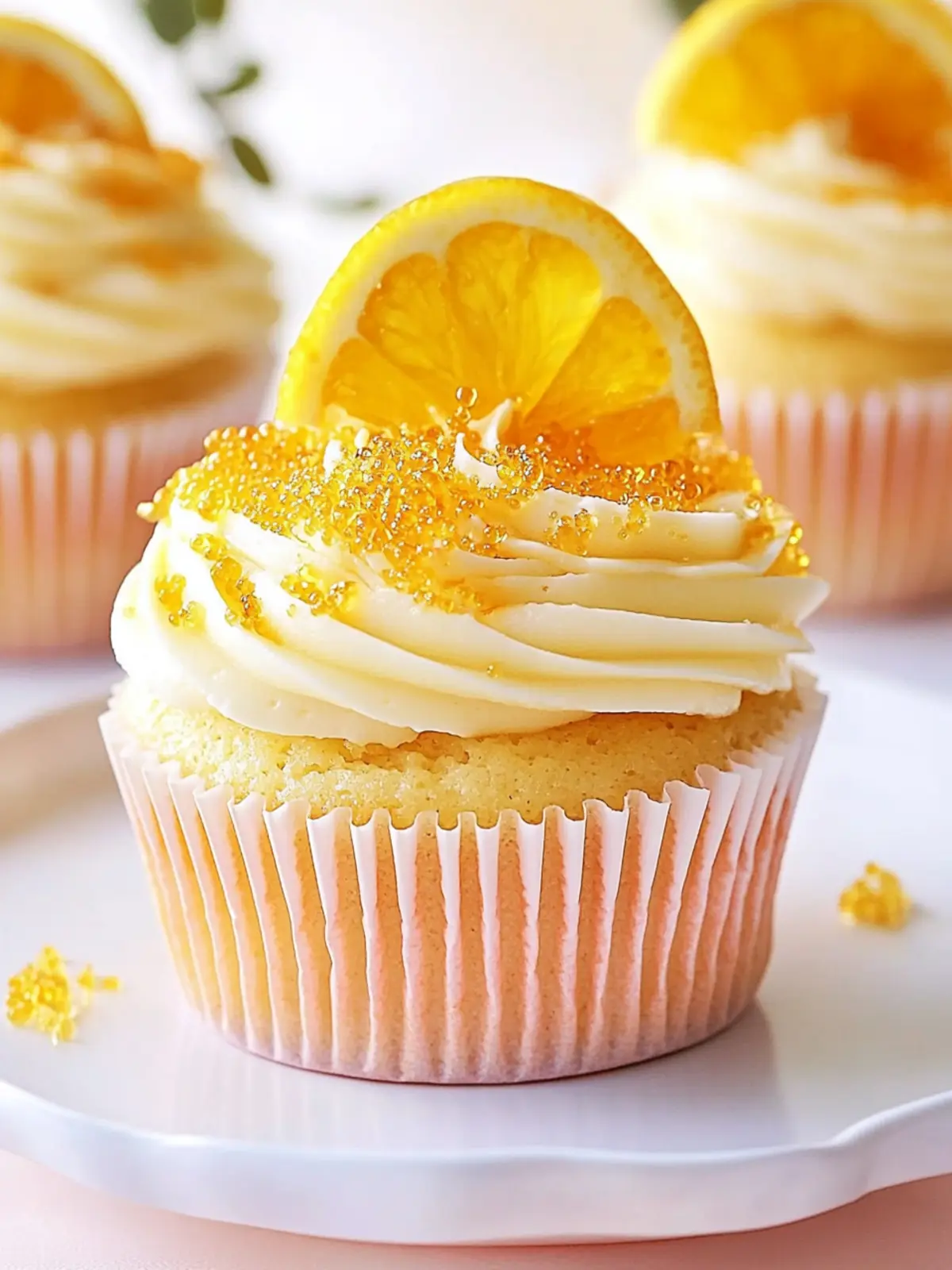 Mimosa Cupcakes