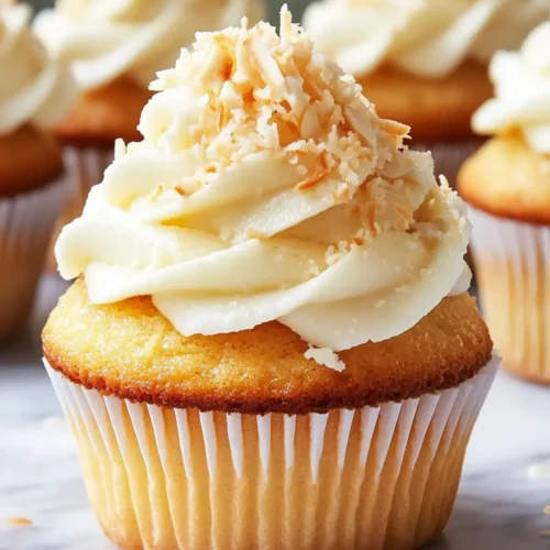 Coconut Cream Cupcakes