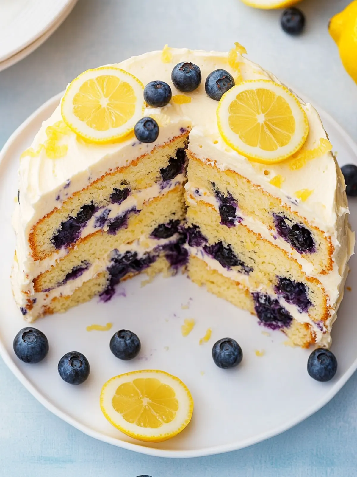 Lemon Blueberry Cake