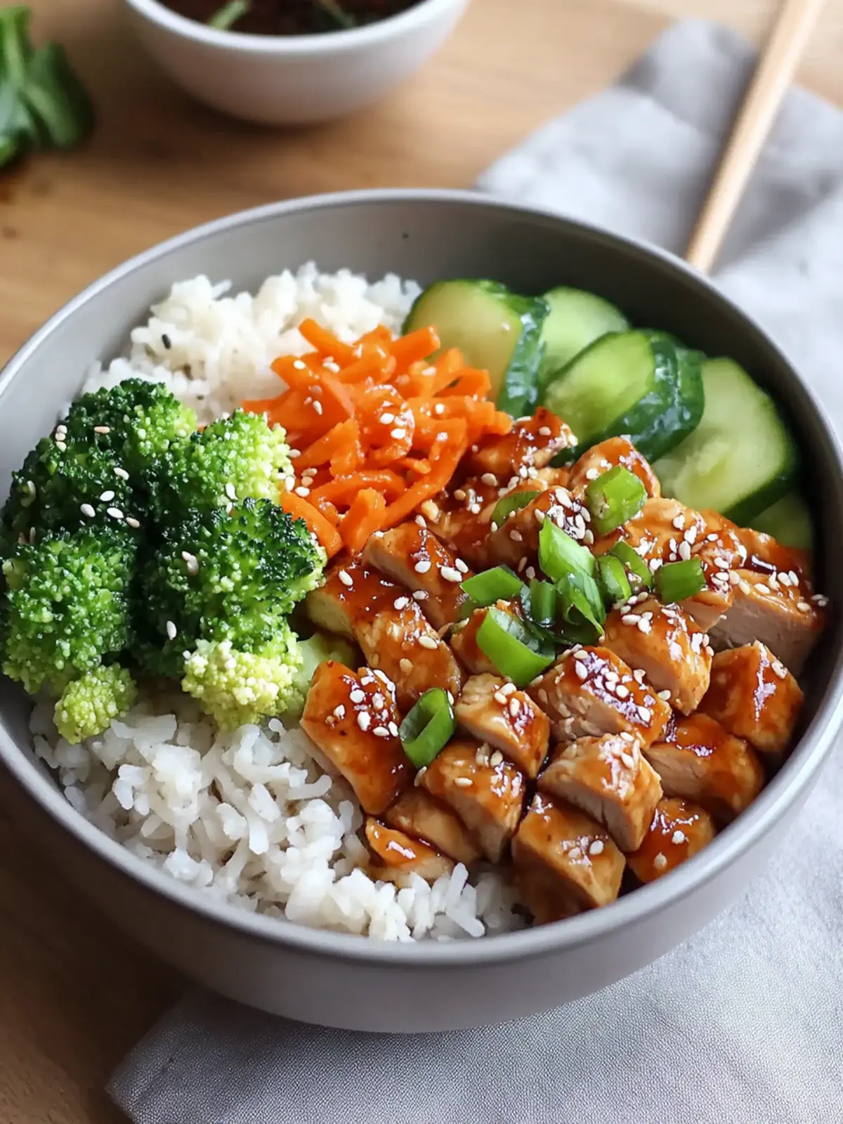 Sticky Chicken Teriyaki Bowl