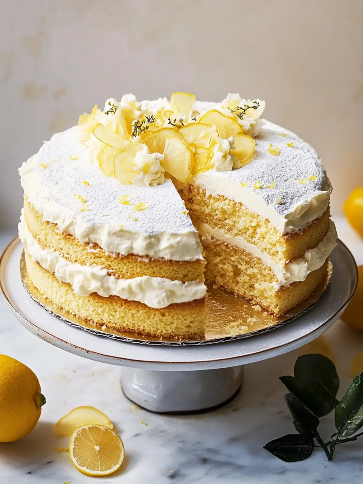 Lemon Cream Cake