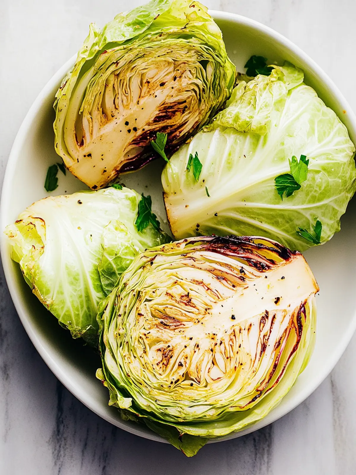 Air Fryer Cabbage