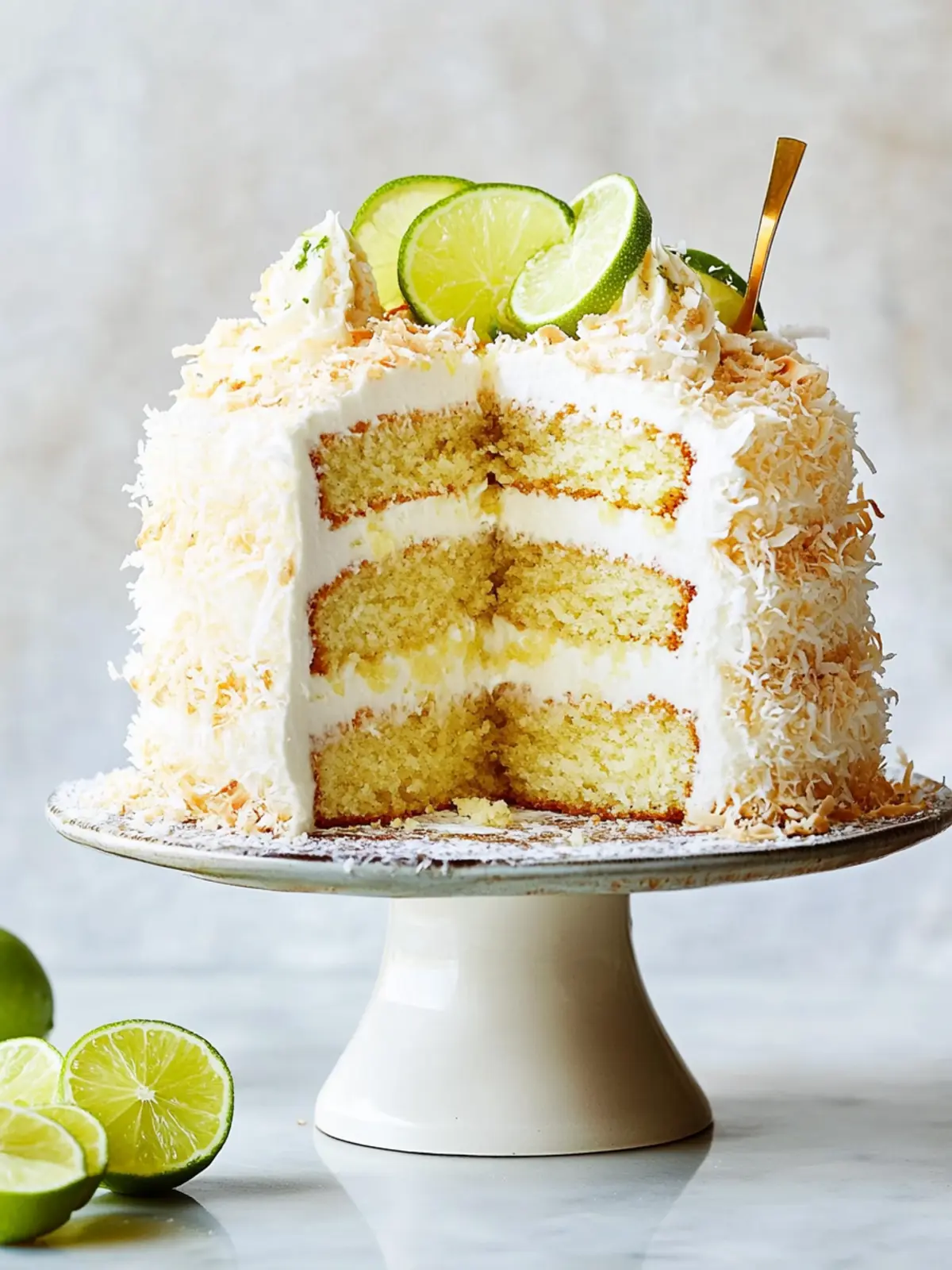 Coconut-Lime Layer Cake