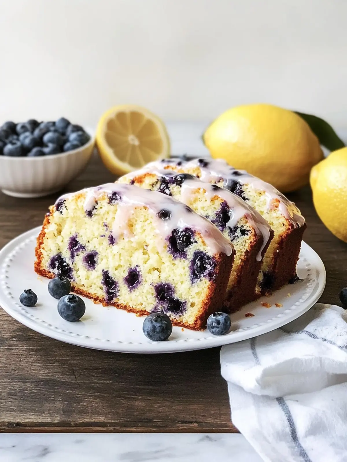 Lemon-Blueberry Pound Cake
