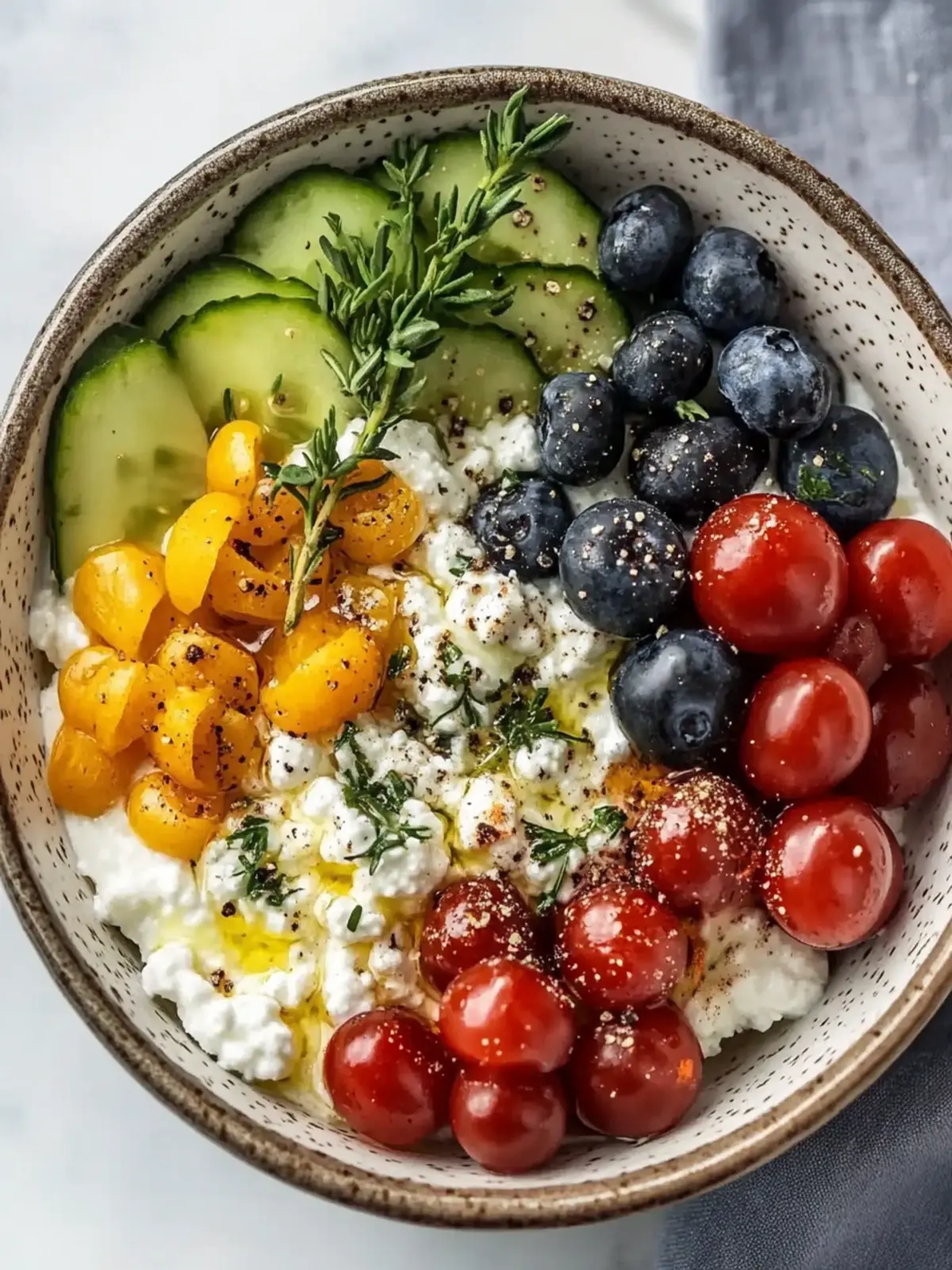 Simple Keto Cottage Cheese Bowl