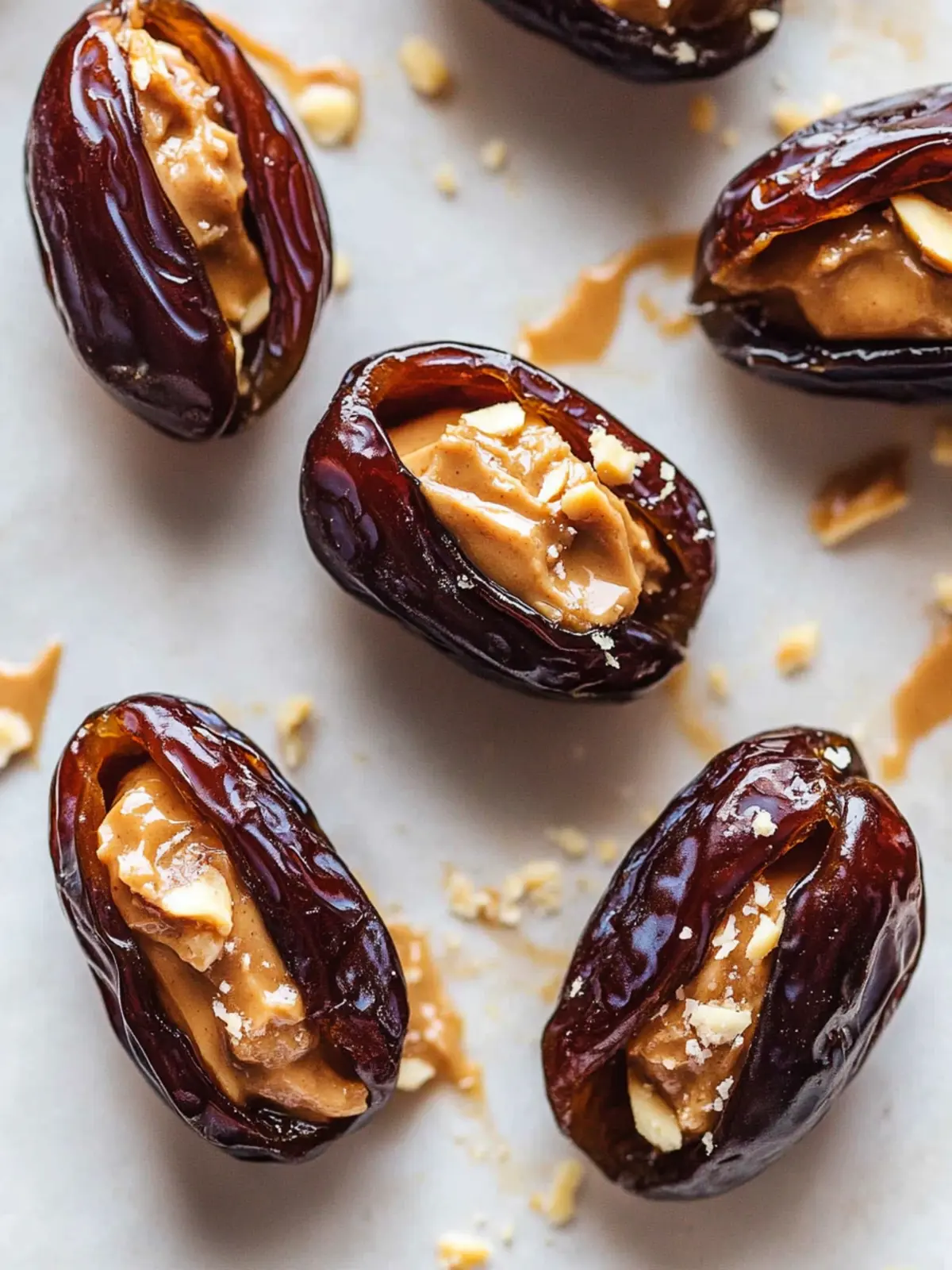 Stuffed Dates with Peanut Butter & Chocolate