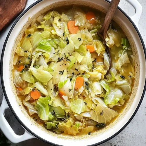 cabbage soup recipe easy
