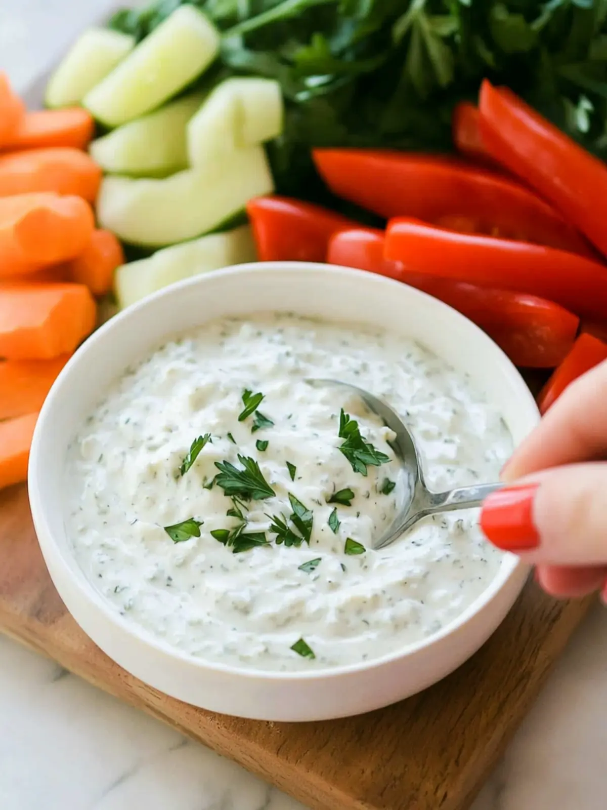 Cottage Cheese Ranch Dip