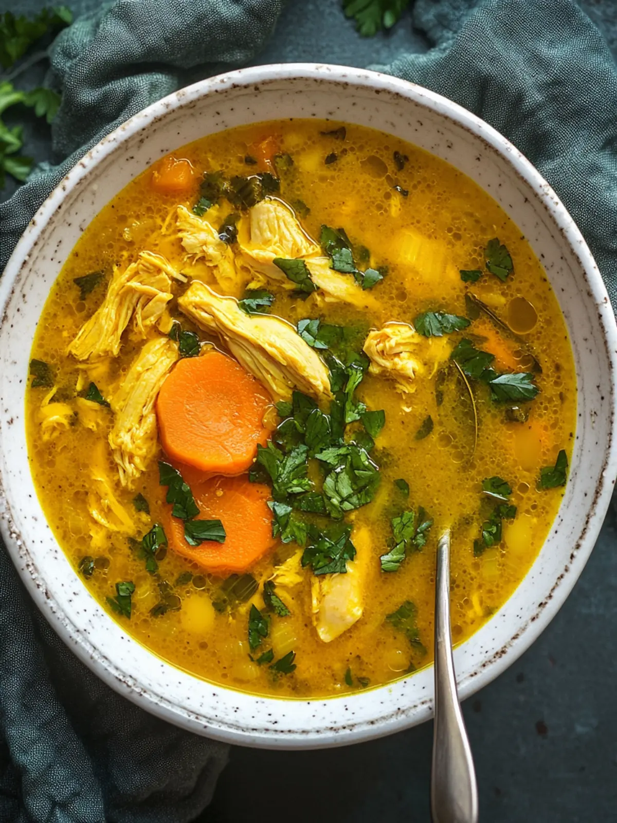 turmeric chicken soup